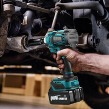 M Torque, Clé à chocs électrique sans fil, 1200N.m, 1/2 pouce, compatible batterie Makita 18V, Bleu