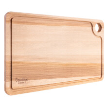 Creative Home Groß Schneidebrett Holz | 42 x 24,5 x 1,5 cm (+- 1 cm)