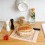 Creative Home Brotschneidebrett mit Krümelfang | 35,5 x 28,5 x 2 cm 2