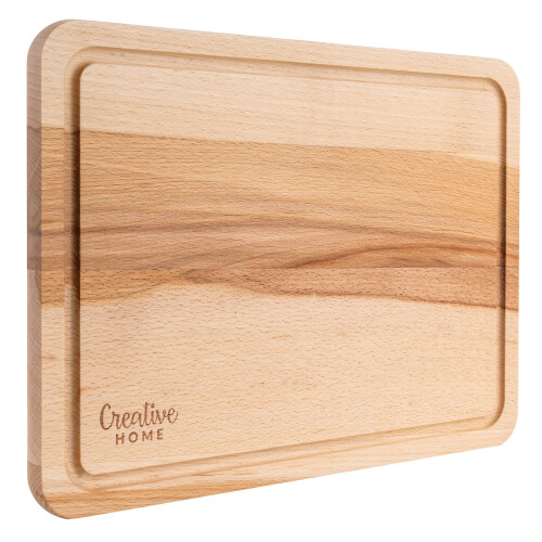 Creative Home Schneidebrett Holz | 30,5 x 22,5 x 1,5 cm (+- 1 cm)