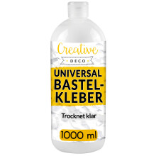 Creative Deco Bastelkleber Universal PVA Kinder 1000ml Basteln Kleber