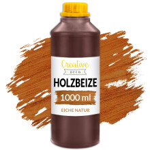 Creative Deco Holzbeize auf Wasserbasis | 1L | Eiche-Natur Holz Farbe