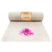 Creative Deco Weiße Juteband Jute Tischläufer | Rolle 30 cm x 10 m