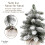 Creative Home Künstlicher Weihnachtsbaum mit Schnee | Tannenbaum 50 cm 3