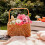Creative Home Holländischer Einkaufskorb Weidenkorb mit Henkel Picknickkorb 7