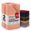 (2X Small Double - Peach) Fitted Sheets 25cm Pack of 2 Small Double Deep Pocket Soft Microfibre Bed Sheets 1