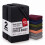 (2X Small Double - Black) Fitted Sheets 25cm Pack of 2 Small Double Deep Pocket Soft Microfibre Bed Sheets 1
