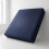 (2X Small Double - Navy) Fitted Sheets 25cm Pack of 2 Small Double Deep Pocket Soft Microfibre Bed Sheets 3