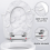 Spot On Dealz 18'' Marble Effect Wooden Toilet Seat White 3