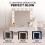 (Melody) Dressing Table Set with Hollywood LED Mirror 5