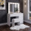 (Melody) Dressing Table Set with Hollywood LED Mirror 6