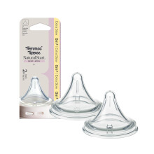 Tommee Tippee Natural Start Baby Bottle Teats Extra Slow Flow 0m+