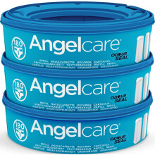 Angelcare Round Refill, 3 Pack, for Original Nappy Disposal System (not new classic xl)