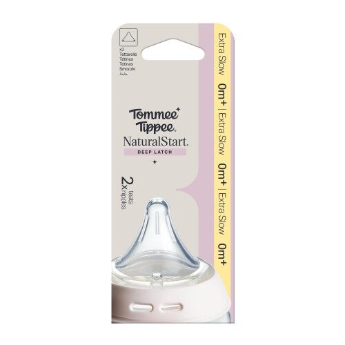 Tommee Tippee Tommee Tippee Natural Start Baby Bottle Teats Extra Slow Flow 0m+ 2