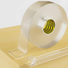 MILEQEE Clear Edge Protector Strip,1.18in x16.4FT, Sharp Edge Wrap Cover Tape