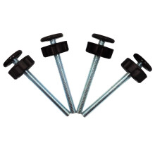 Baby Gate Guru Extra Long M10 (10mm) Spindle Rods for Pressure Mounted Gates Replacement Set - 4 Pack of M10 Spindle Screw Bolts for Baby and Pet Saf