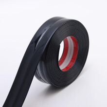 Trimold Shiny Black Multifunctional Wall Molding Trim & Corner Guards & Caulk Strip, Apply in Table Edge Door Frame Baseboard for Protection and Deco