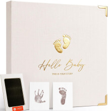 Hello Baby Memory Book, Milestone Record Journal & Scrapbook from Birth