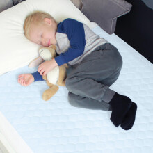 Hygge Sheets Blue Bamboo Organic Potty Training Bed Pads Washable