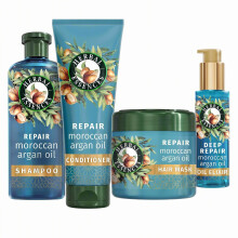 Herbal Essences Argan Oil Shampoo & Conditioner Set, Mask + Hair Oil Elixir