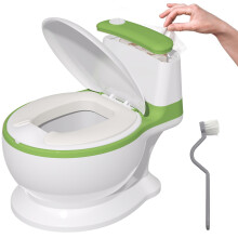 Potty Training Toddler Toilet Seat, Baby Pottys for Boys Girls, Toddlers Realistic Toilet Potty Chair Potties with Splash Guard Anti-Slip Base Remova