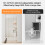 Gardner Pet Extra Tall No-Drill Cat Gate,Adjustable Steel Safety Gate,White 4