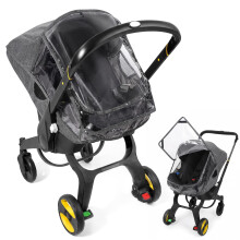 Orzbow Rain Cover for Doona Car Seat Stroller, Dark Grey Pro