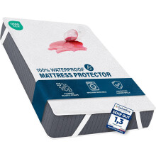 Waterproof Mattress Protector King 150x200 cm wilth Elastic Straps