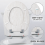 18'' Wood Finish MDF Toilet Seat 3