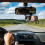 QWORK Car Rear Mirror, Clip-On Rear View Mirror, 360 Rotatable Rear View 2