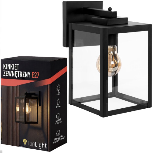 Facade Wall Lamp Jnh038-1g Black