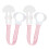 MAM MAM Dummy Clip, 2 Pack, Plain Pink (Dummies Not Included) 1