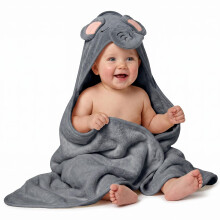 HiABsee Baby Hooded Towel, Baby Bath Towels with Hood for Newborns Infants