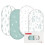 GLLQUEN 4 Pack Moses Basket Fitted Sheets 81x41 cm Pram Microfiber OEKO-TEX 1
