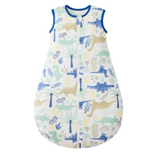 Duomiaomiao Baby Sleeping Bag Winter 2.5 Tog Sleeping Bag 6-18 months 100% Cotton Baby Wearable Blanket for Newborn, Dinosaur