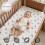 Dreamology Cot sheets, 2 Pack,100% Cotton Jersey Fitted sheets, 2 Pack 2
