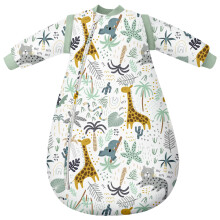 Yoofoss Baby Sleeping Bag 3.0 TOG - 12-18 Months Winter Sleeping Bag Baby with Removable Long Sleeves 100% Organic Cotton Sleep Sack Newborn Infant To