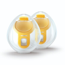 Medela Hands-Free Collection Cups, Compatible with Freestyle Flex and Swing Maxi Electric Breast Pumps, 1 Set of 2 Cups, White