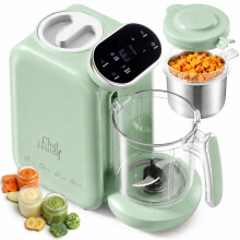Chefhandy Baby Food Maker, 5 in 1 Baby Food Steamer and Blender, Green