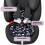 Hygge Sheets Car Seat Protector for Potty Training | Rainbow 3
