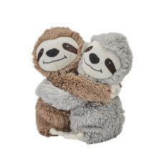 Warmies Warm Hugs Sloth Heat Pad, Microwavable Plushie, Lightly Scented with French Lavender, Heatable Cuddly Sloth for Anxiety and Pain Relief