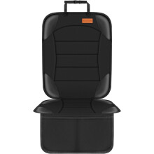 Car Seat Protector, Siivton Seat Protector for Child Car Seat Seat Cushion for Leather and Fabric Seats, 2 Mesh Pockets, Non-Slip Bottom, Waterproof