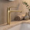Rubinetto Da Lavabo Premium Rea Como Brush Gold Low 1