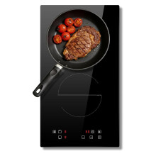 Disaenvir Double Induction Hob, Built-in Electric Hob 30 cm