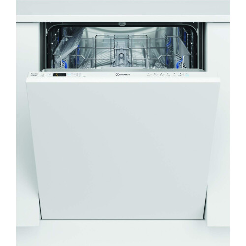 Indesit Indesit DFC 2C24 UK Freestanding Standard Dishwasher, 14 Place Settings, 6 Programs, White