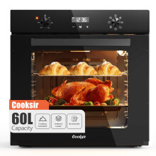 Cooksir Electric Single Oven Built in 60L with Grill & Enameled Baking Tray