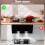 Karinear Induction Hob with Extractor Hood, 6400W, 9 Speeds, Touch Control with Timer, Safe Lock, Boost, Fume Extraction Function 6