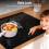 Karinear Induction Hob with Extractor Hood, 6400W, 9 Speeds, Touch Control with Timer, Safe Lock, Boost, Fume Extraction Function 5