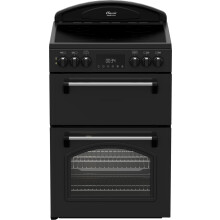 Leisure Classic CLB60ECK 60cm Wide Single Oven Electric Cooker with Ceramic Hob - Black - A/A Rated