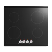 Klarstein Kochheld Induction Hob - 4-Zone Electric Induction Cooker, 7200W Boost, Rotary Knob Control, Matte Glass, Overheat Protection, Residual Hea